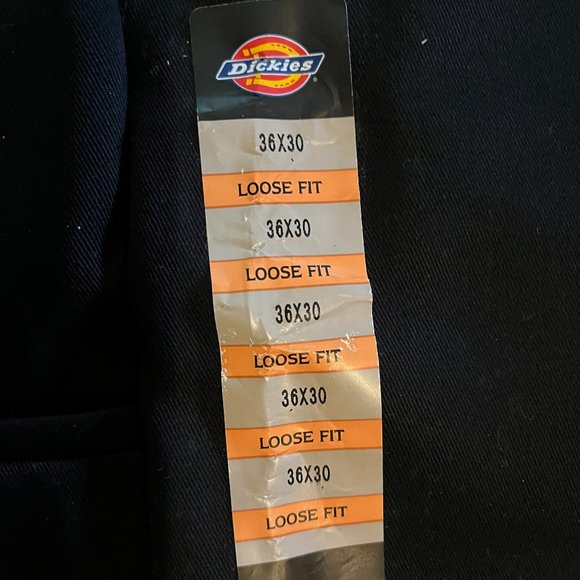 COPY - Dickies Double Knee Work Pants, Loose Fit 36x30 Black - Picture 4 of 6